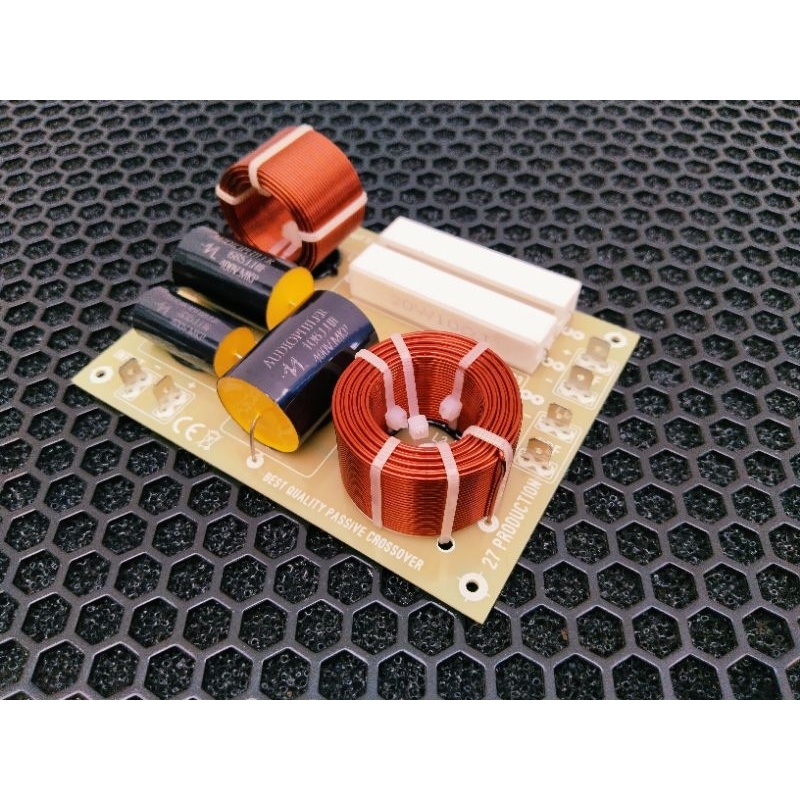 2 Way 8 Ohm AUDIOPHILER HITAM Crossover Pasif