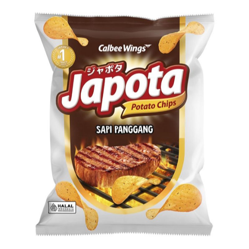 

Calbee Wings Japota Potato Chips Sapi Panggang