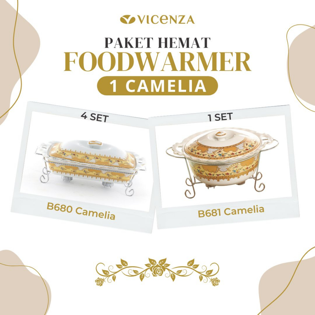 Vicenza Paket Hemat Prasmanan Motif Camelia 5 pcs