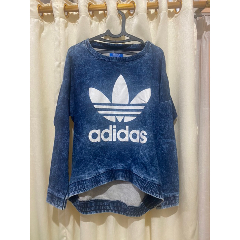 Adidas Trefoil Denim Crewneck (oversize)
