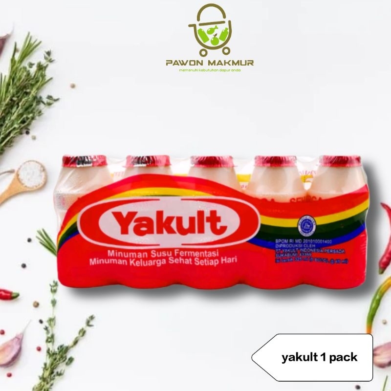 

YAKULT MINUMAN SUSU FERMENTASI PER 1 PACK