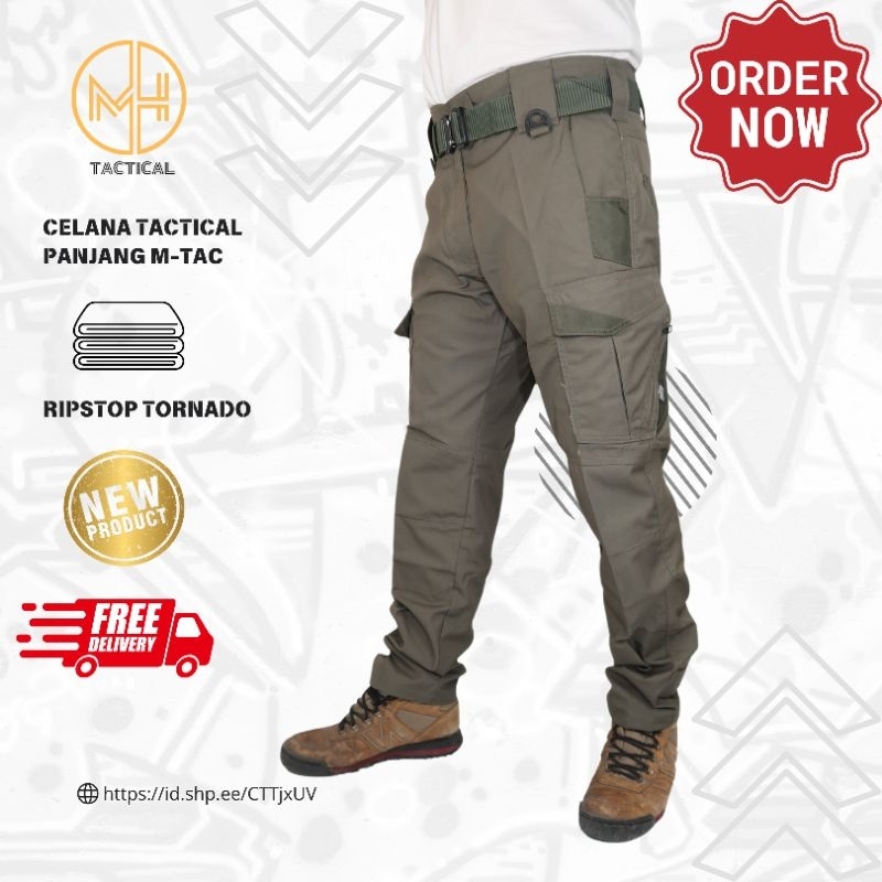 CELANA TACTICAL CARGO PANJANG M-TAC - BAHAN RIPSTOP - ORIGINAL