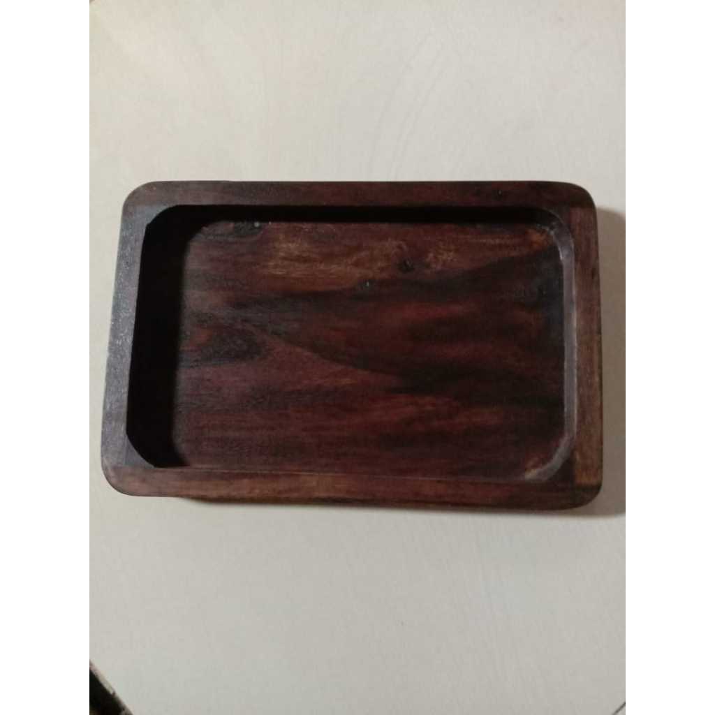 Nampan Kayu Aesthetic Rectangle Tray Tatakan Persegi Panjang Tatakan Dapur Tatakan Estetik