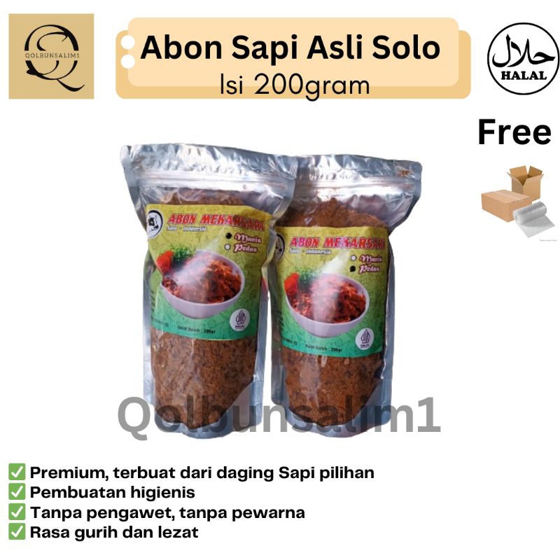 

Abon Sapi Asli Solo isi 200gram Abon Sapi mekarsari