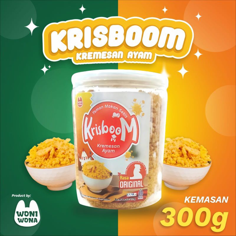 

KRISBOOM D KREMESAN AYAM/Kremesan Ayam Original/Kremes/Lauk Nasi/Ayam Goreng/Jumbo/Kriuk