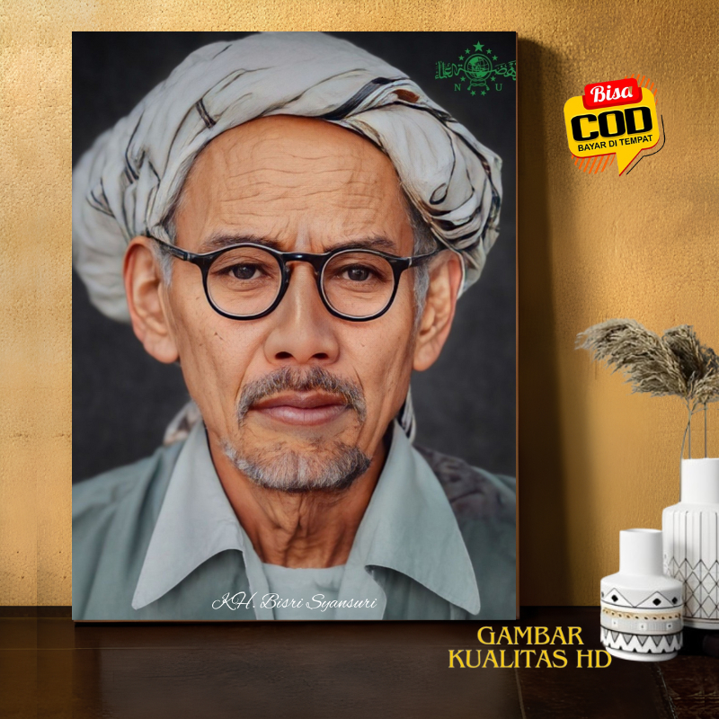 Hiasan Dinding Bahan MDF KH Bisri Syansuri