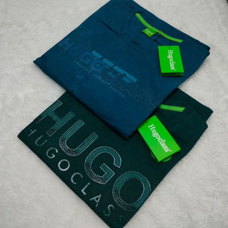 Baju Kaos Pria HugoClass Paket 2pcs Kaos HugoClass Pria Terbaru baju HUGOCLASS kaos pria distro t sh