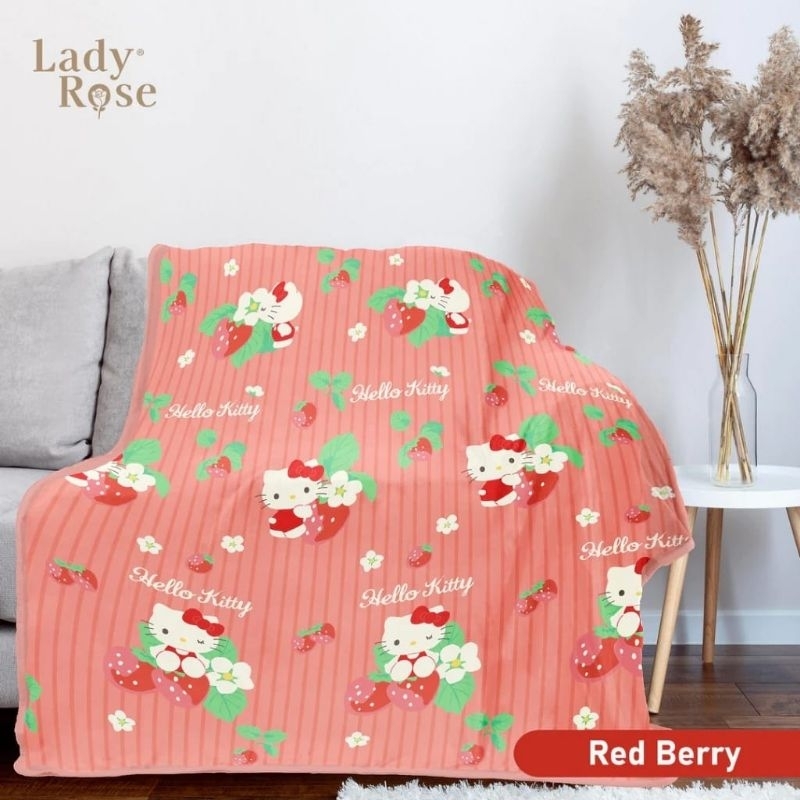 Selimut Bulu Blanket LADYROSE BLANKET 160x200 100% Original Asli New Baru Motif KARTUN KARAKTER ANAK