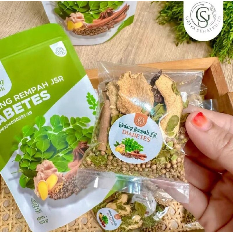 

REMPAH DIABETES KOLESTEROL JANTUNG RAMUAN JSR ORI 100% HERBAL ISI 10PC