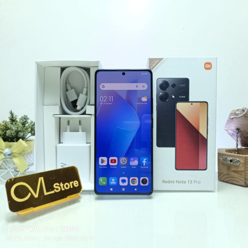 Xiaomi Redmi Note 13 Pro 4G RAM 8/256 GB HP Second Murah Garansi Resmi