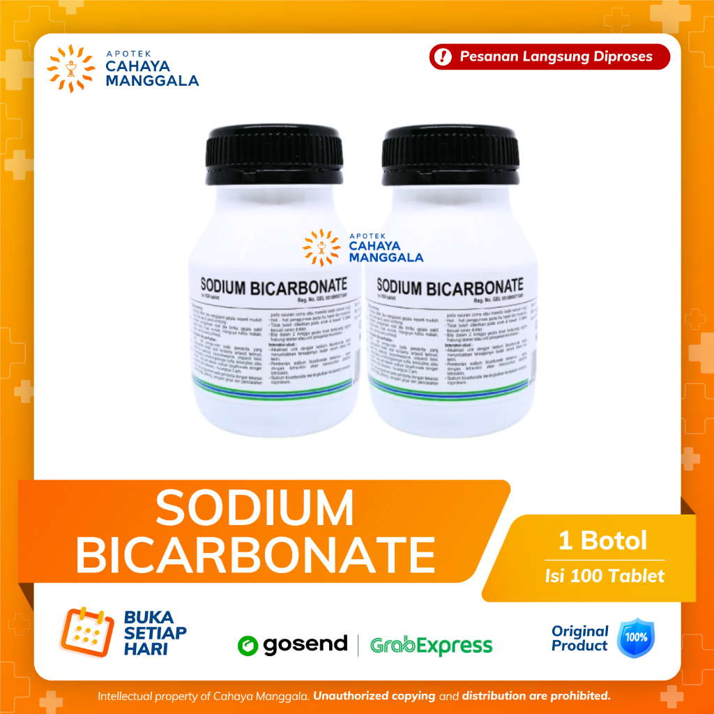 SODIUM BICARBONATE PER BOTOL 100 TABLET