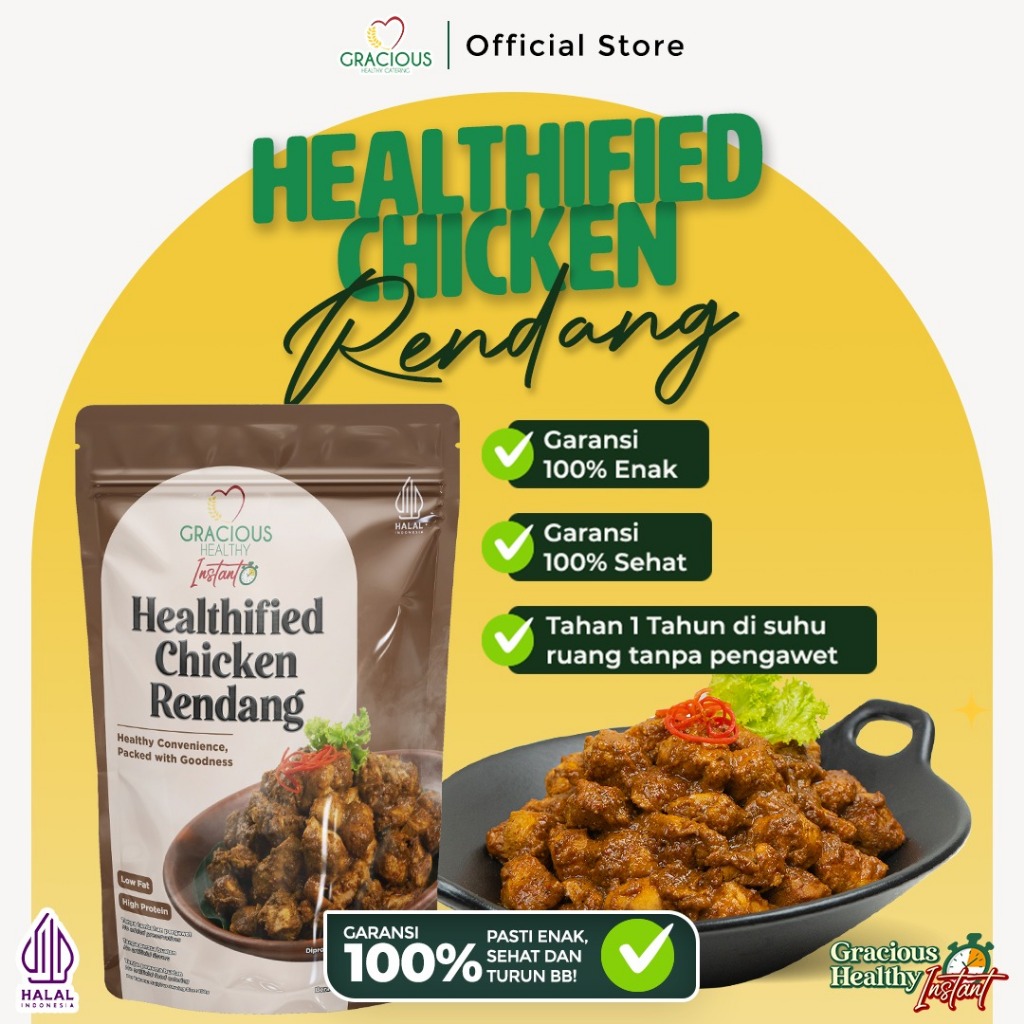 

Healthified Chicken Rendang - Gracious Healthy Instant