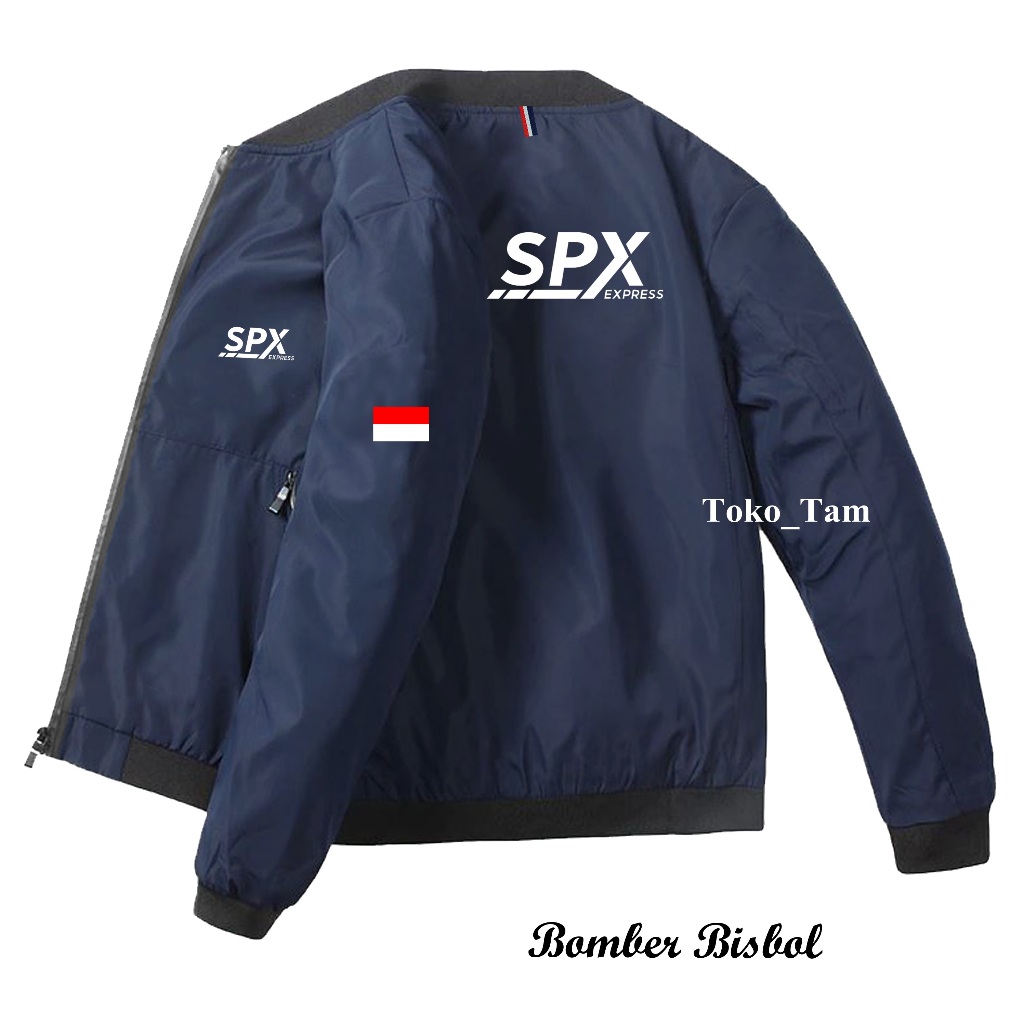 jaket bisbol taslan spx express waterproof jaket parasut zipper spx express original jaket bomber di