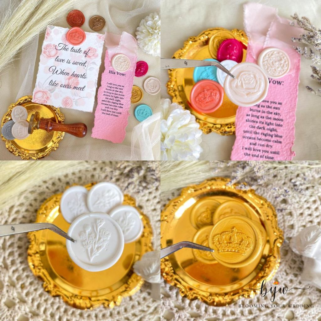 

Seal Wax Stamp Instant / Wax Seal / Stempel Lilin MURAH Stamp Instant/Segel Lilin Undang Wax Seal property wedding Aksesoris wedding keepsake murah warna warni wax seal aesthetic