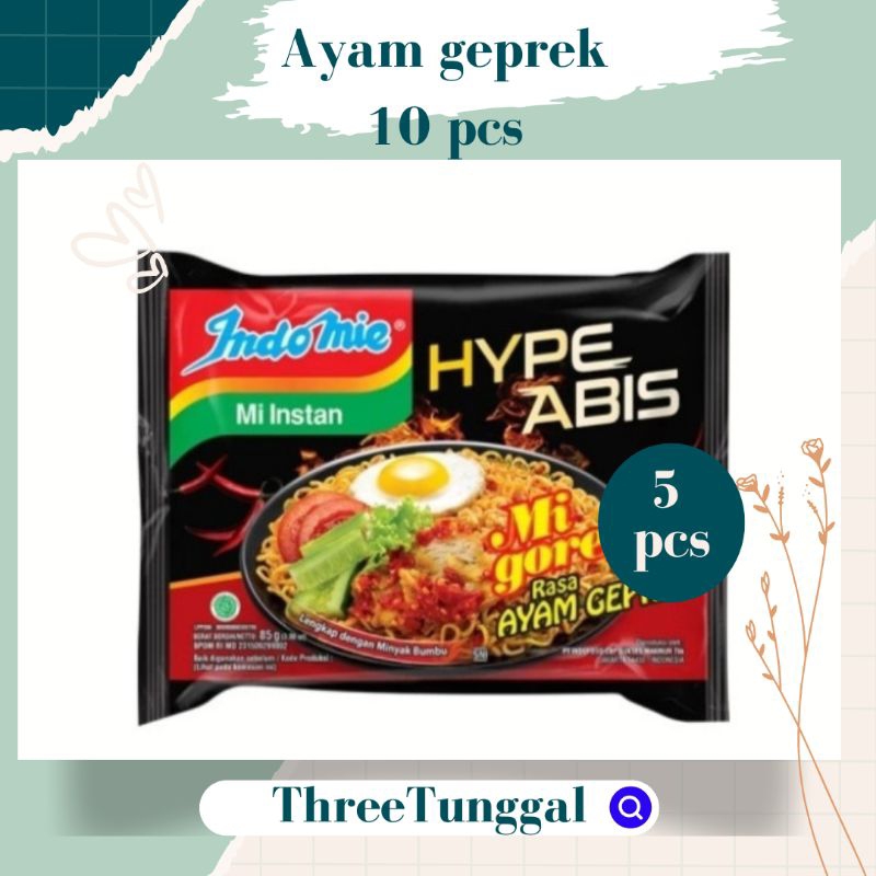 

indomie goreng ayam geprek hype abis paket 10 pcs