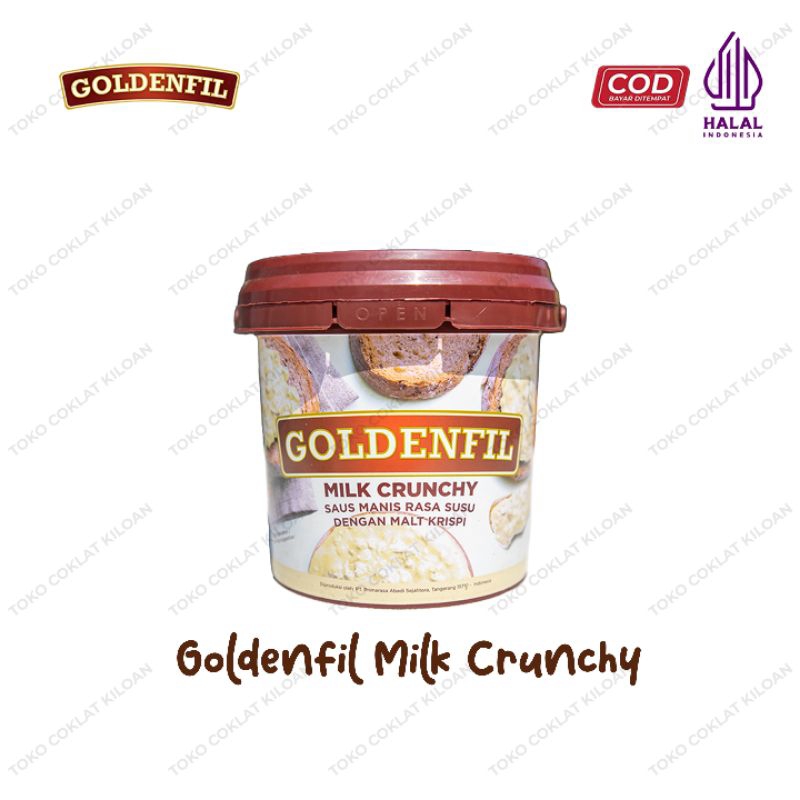 

Selai Goldenfil Milk Crunchy 1kg