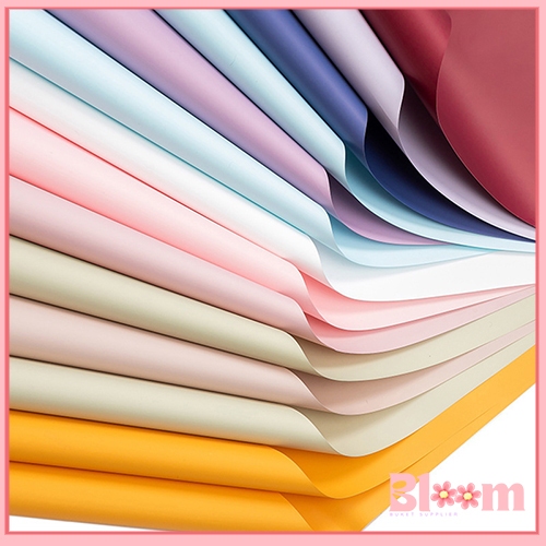 

Cellophane Plain Soft Pastel Flower Wrap Kertas Cellophane Warna Polos KB6120