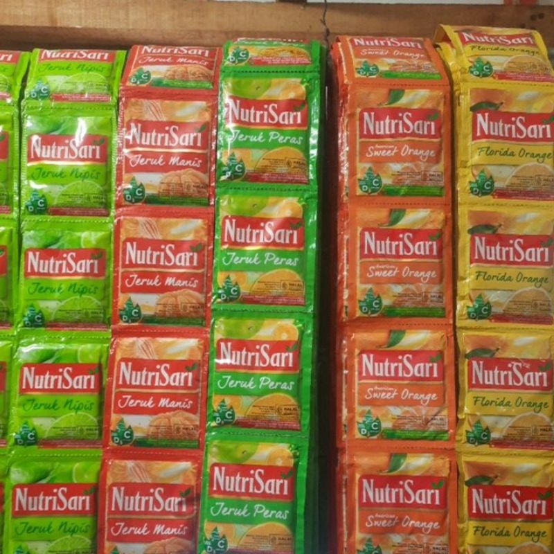 

NUTRISARI | JERUK MANIS | JERUK PERAS | SWEET ORANGE | FLORIDINA ORANGE | ALL VARIAN | 1 RENTENG ISI 10 PCS