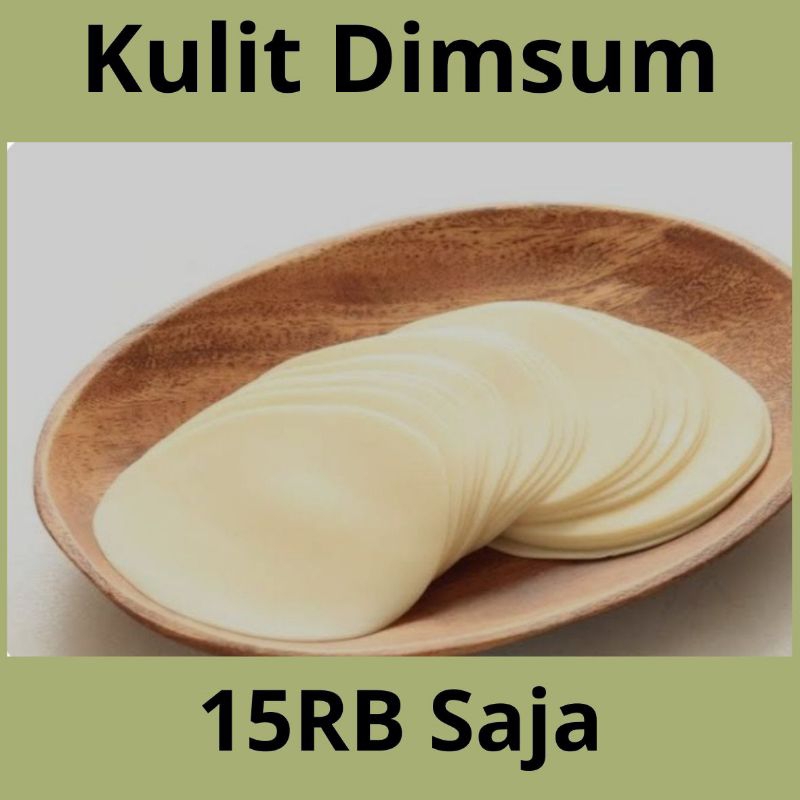 

Kulit dimsum/pangsit/gyoza isi 100 lembar diameter 9 cm