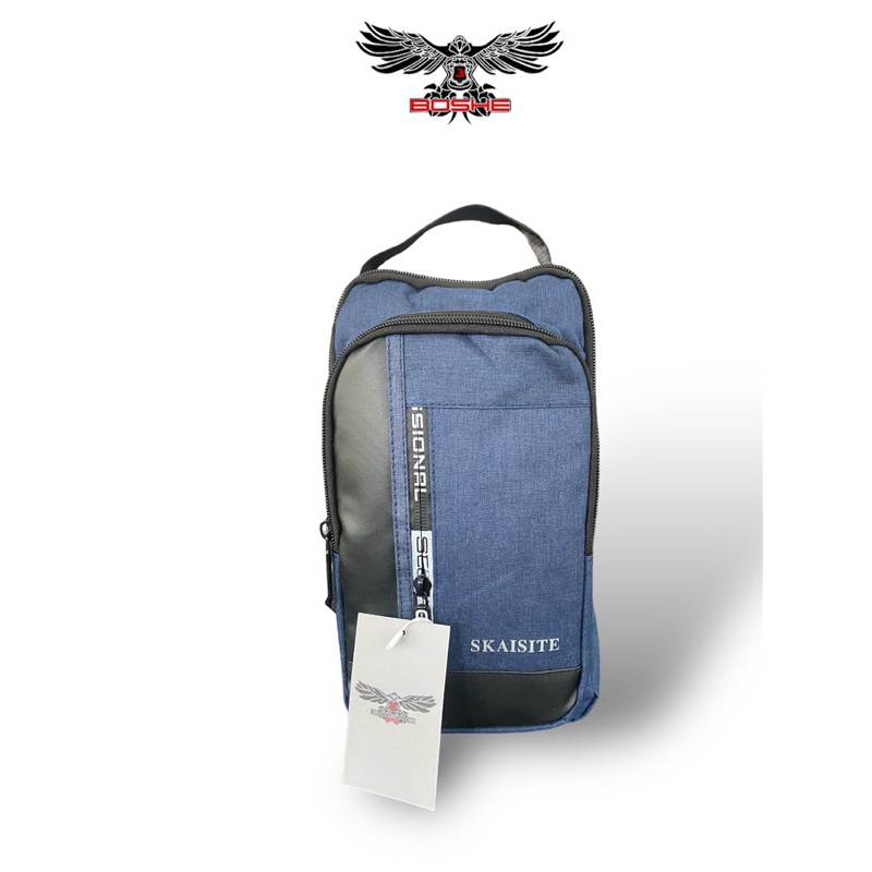 SLINGBAG KANVAS PREMIUM BOSHE / 06.SL.5011 ( Free Charger USB)
