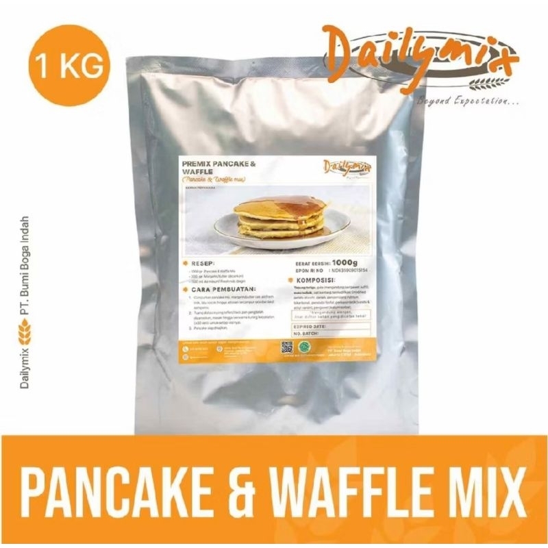 

Tepung Premix Pancake & Waffle Instant / Premix Belgian Waffle / Premix Taiyaki Dailymix