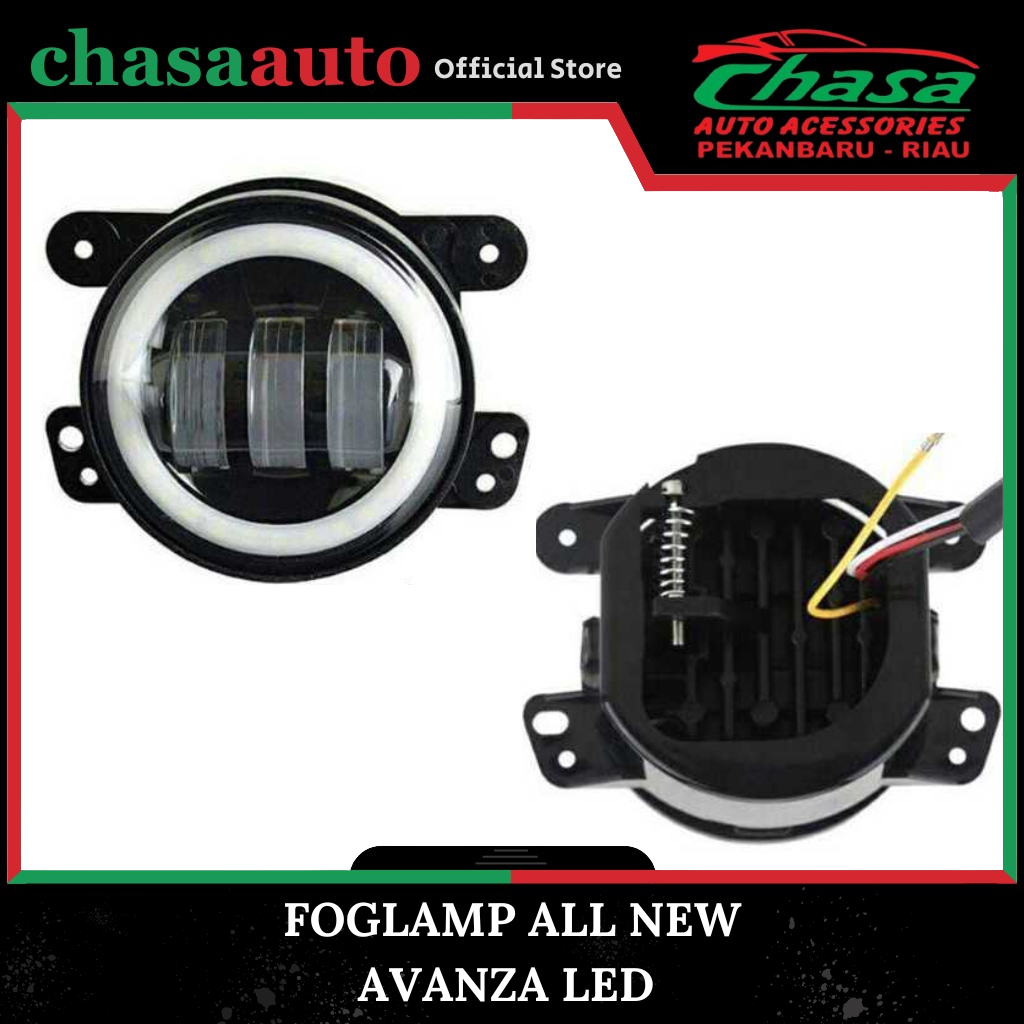 (CHASA) FOGLAMP ALL NEW AVANZA LED LAMPU KABUT MOBIL