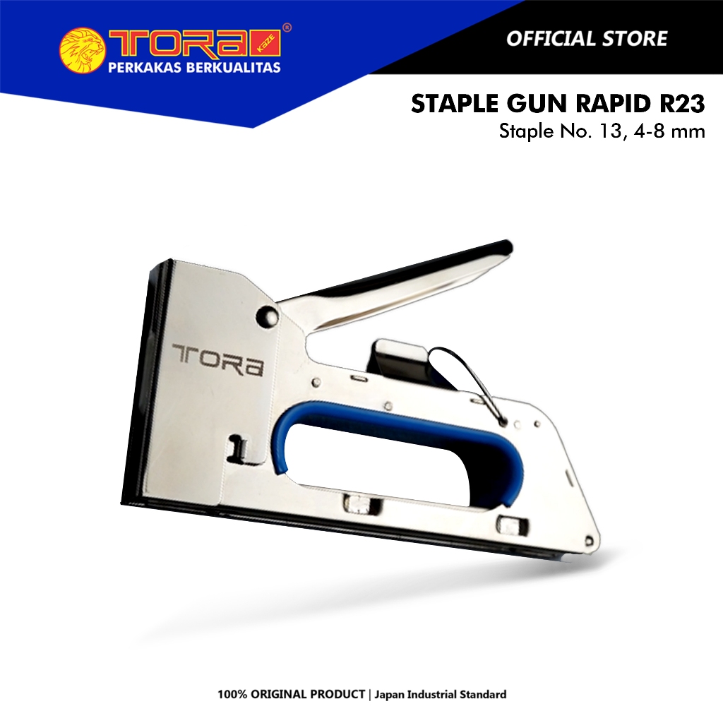 

TORA Staples Tembak 4 - 8 MM - Staple Gun R23 - Tacker Staples - Stepler Hekter jok kulit kardus