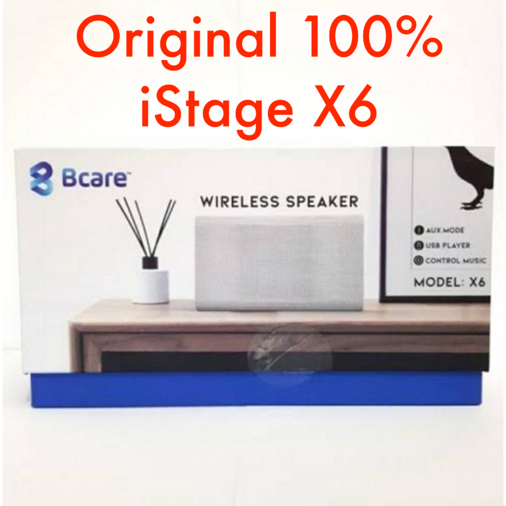 Bcare iStage X6 Original Wireless Bluetooth Speaker Mewah Resmi