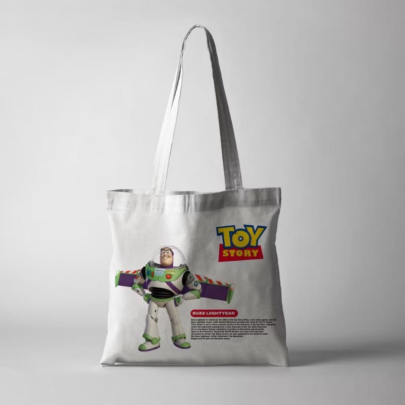 *totebag canvas toy story buzz