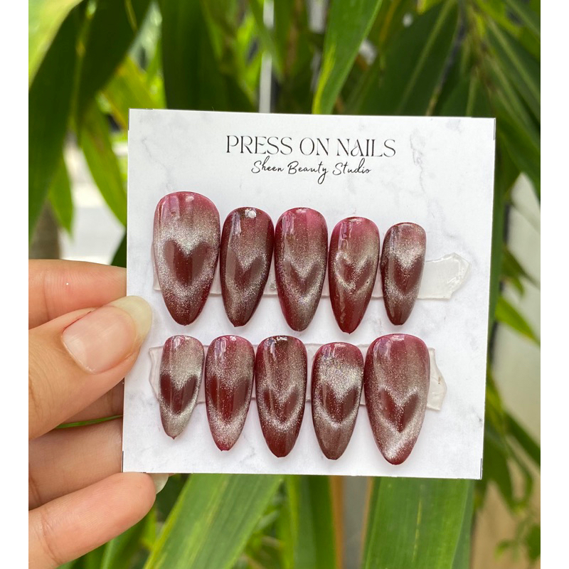 READY] PRESS ON NAILS CUSTOM / FAKE NAILS / FAKE NAILS CUSTOM / KUKU PALSU / FAKE NAILS PREMIUM / PR