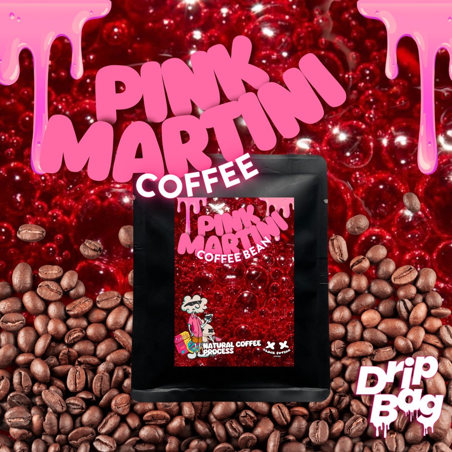 

Pink Martini Drip Bag Coffee - ( kopi instant filter ) 1 pcs