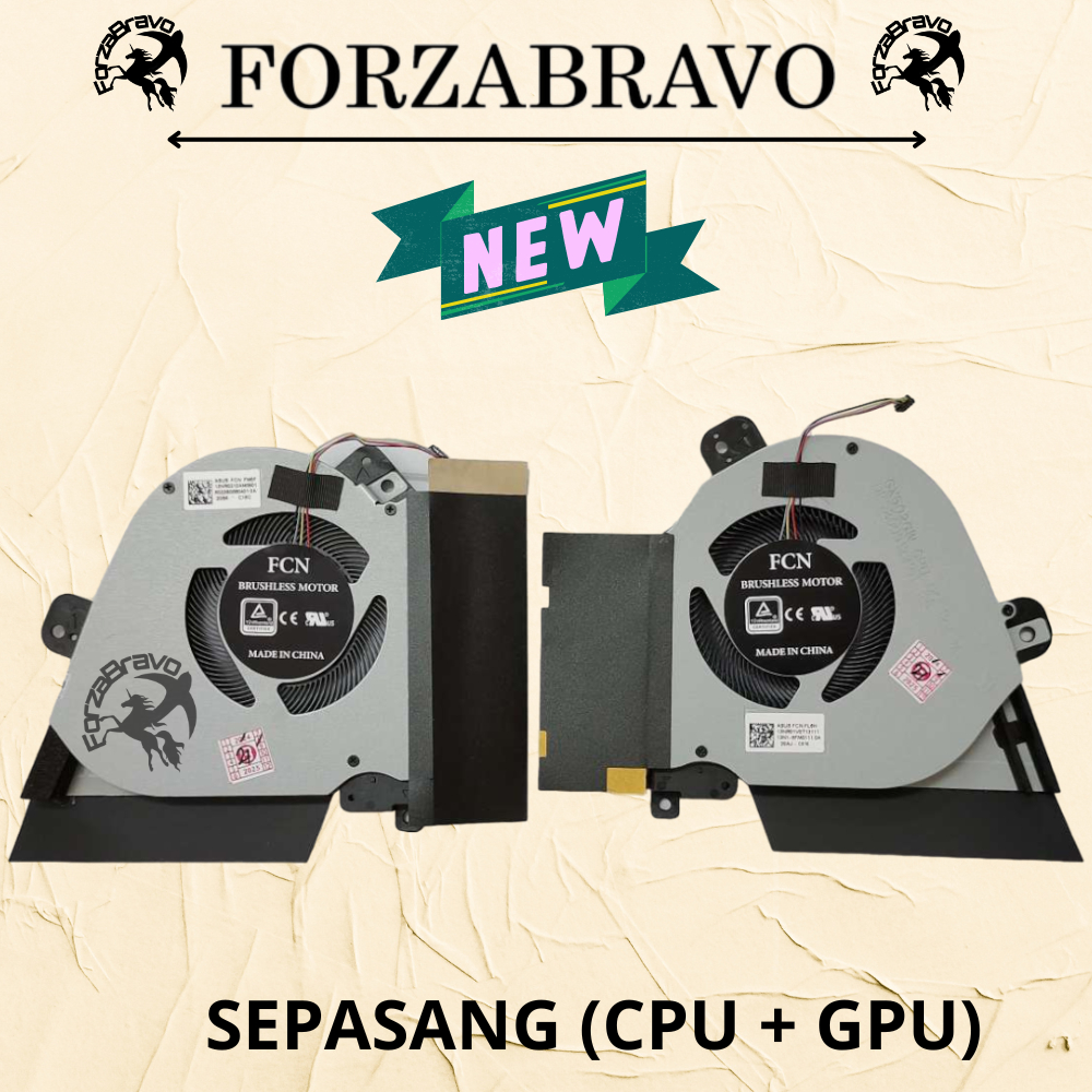 ASUS LAPTOP FAN ROG Zephyrus GU502 GU502D GU502G GA502 M15 GU502G GU502GV GU502GW GU502LV Sepasang T