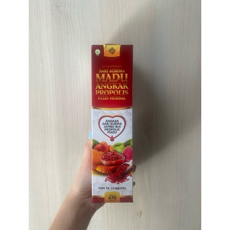 Kemasan Baru Sari Kurma Madu Angkak Gamat Gold El Madinah