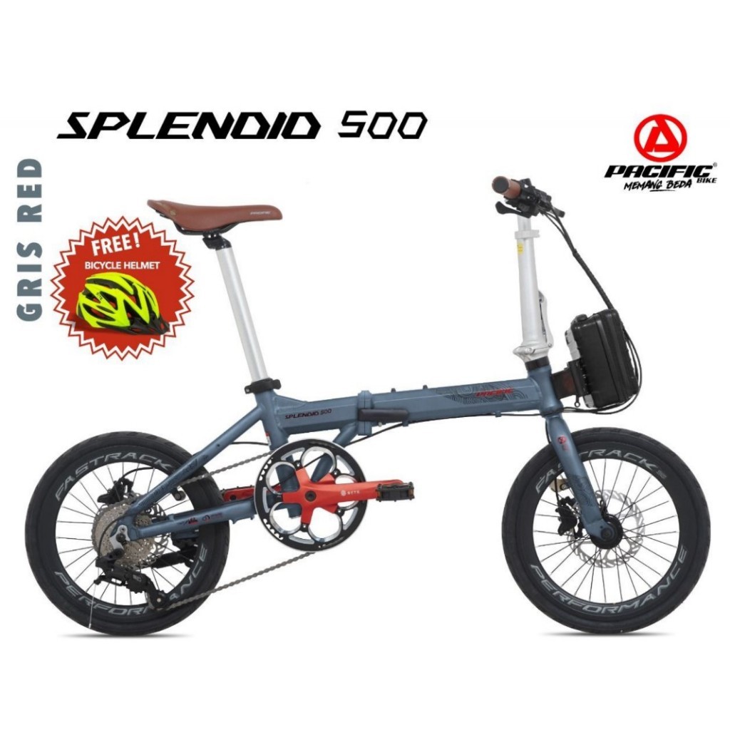 SEPEDA LIPAT 16 INCH PACIFIC SPLENDID 500 ORIGINAL ASLI GARANSI RESMI