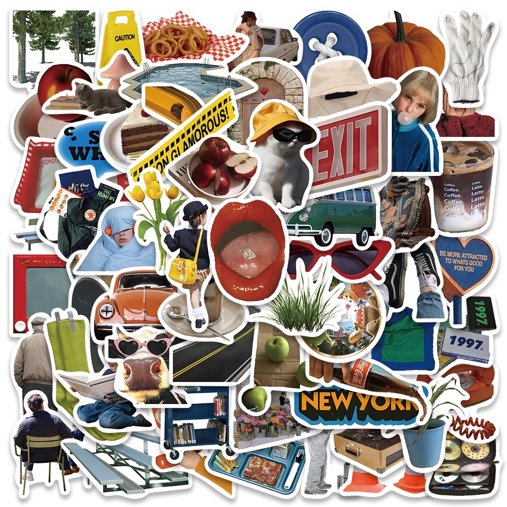 

New Gaya INS Stiker lucu life elemen Stiker Anti Air Stikers Berperekat Waterproof sticker decal buat Motor Helm Buku Journal Koper Casing HP Laptop Botol Minum