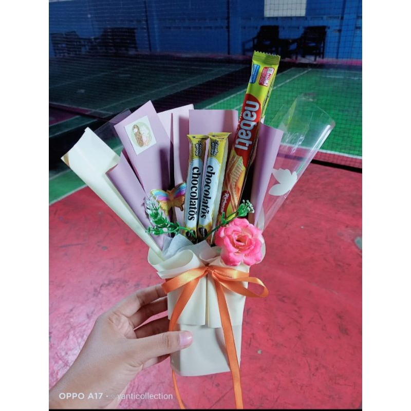 

(READY FOR CUSTOM) Bouquet Snack mix Artificial Flower