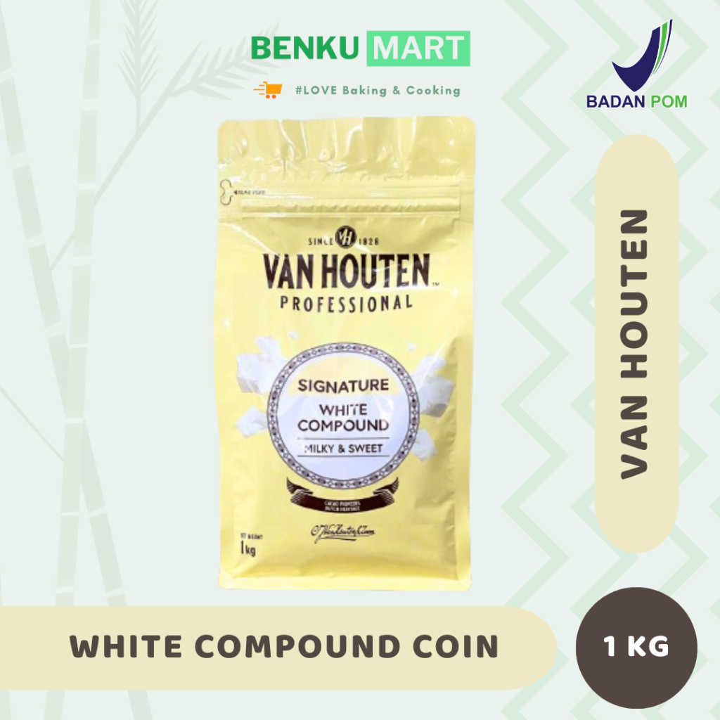 

Van Houten white Compound Coin 1 kg | Coklat Putih