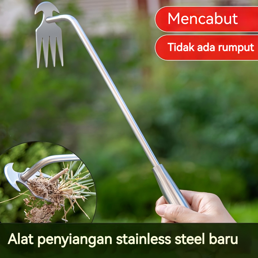 Alat Cabut Rumput Manual Portabel Alat Pembersih Rumput Liar Alat Rumput Liar Multifungsi