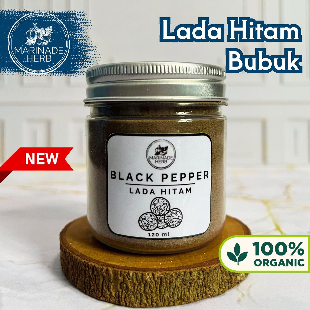 

LADA HITAM BUBUK MURNI - BUMBU DAPUR / BUMBU MASAK PREMIUM - MARINADE HERB - 120ML