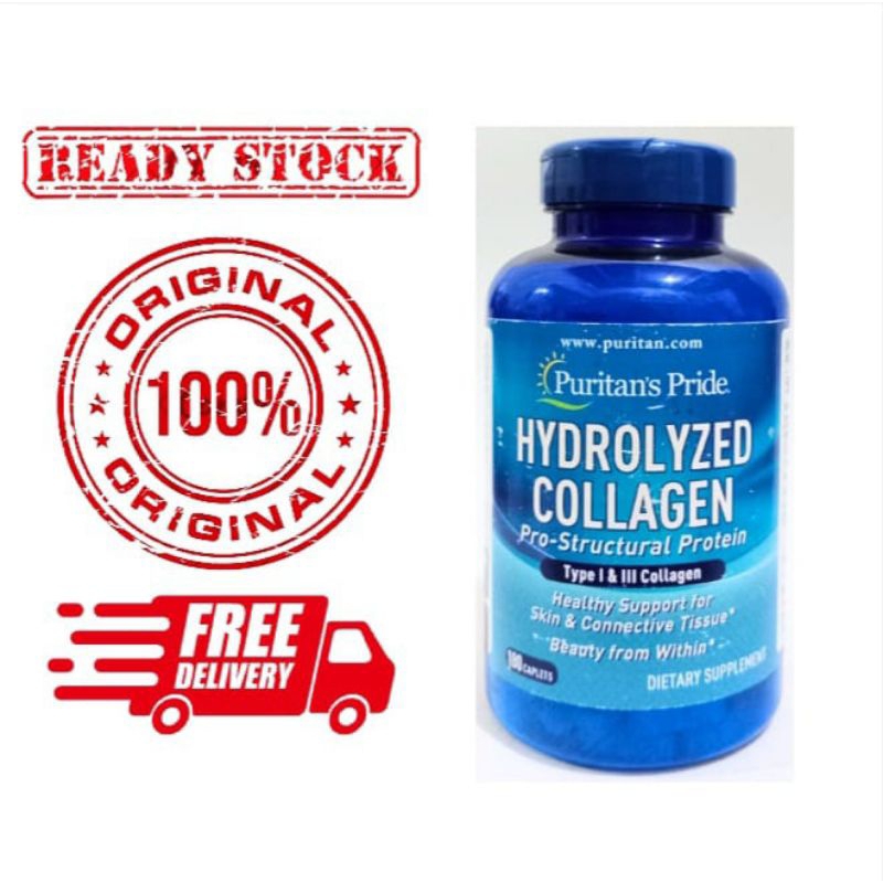 puritans pride hydrolyzed collagen 180 caplets
