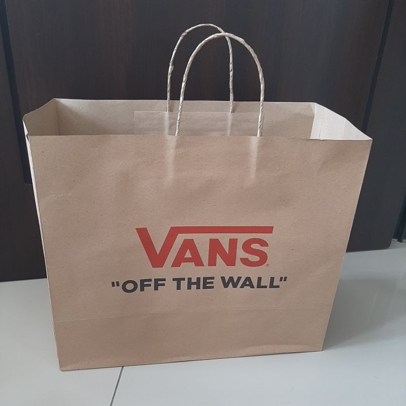

paper bag vans shopping bag vans tas sepatu vans