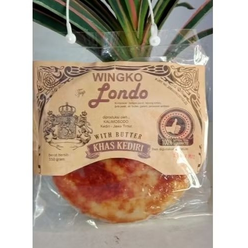 

Wingko Londo With Butter khas Kediri "360gr" free bubble wrab (original)