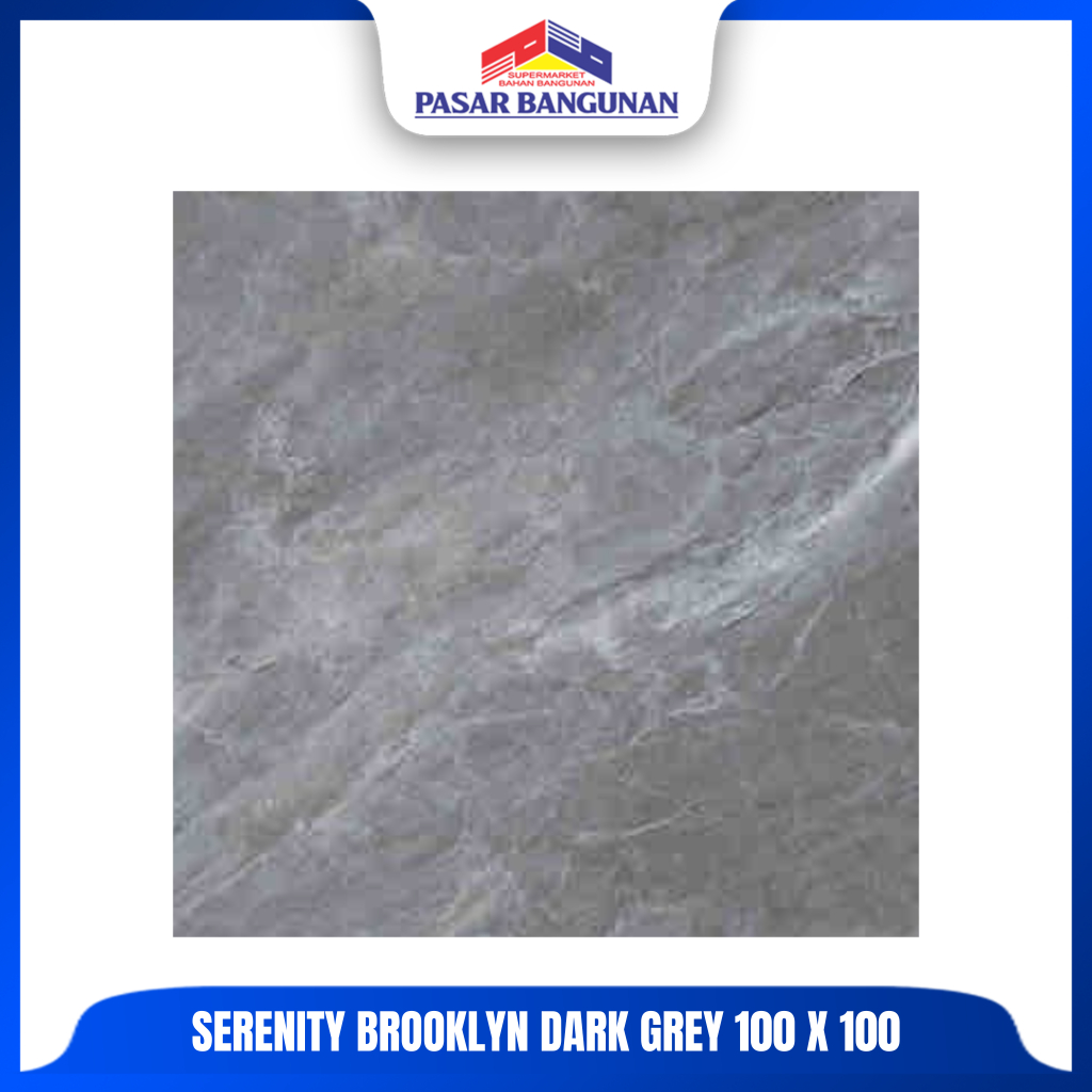 Serenity Granit Brooklyn Dark Grey 100x100