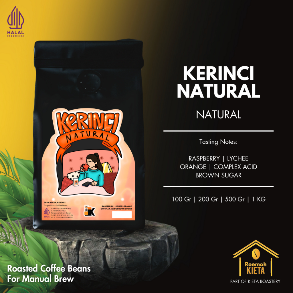 

Roemah Kieta - Biji Kopi Arabika Kerinci Natural | Bubuk Roasted Coffee Beans