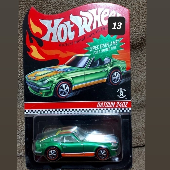 Hot Wheels Datsun 240z RLC HOLOGRAM Spectraflame free Protektor