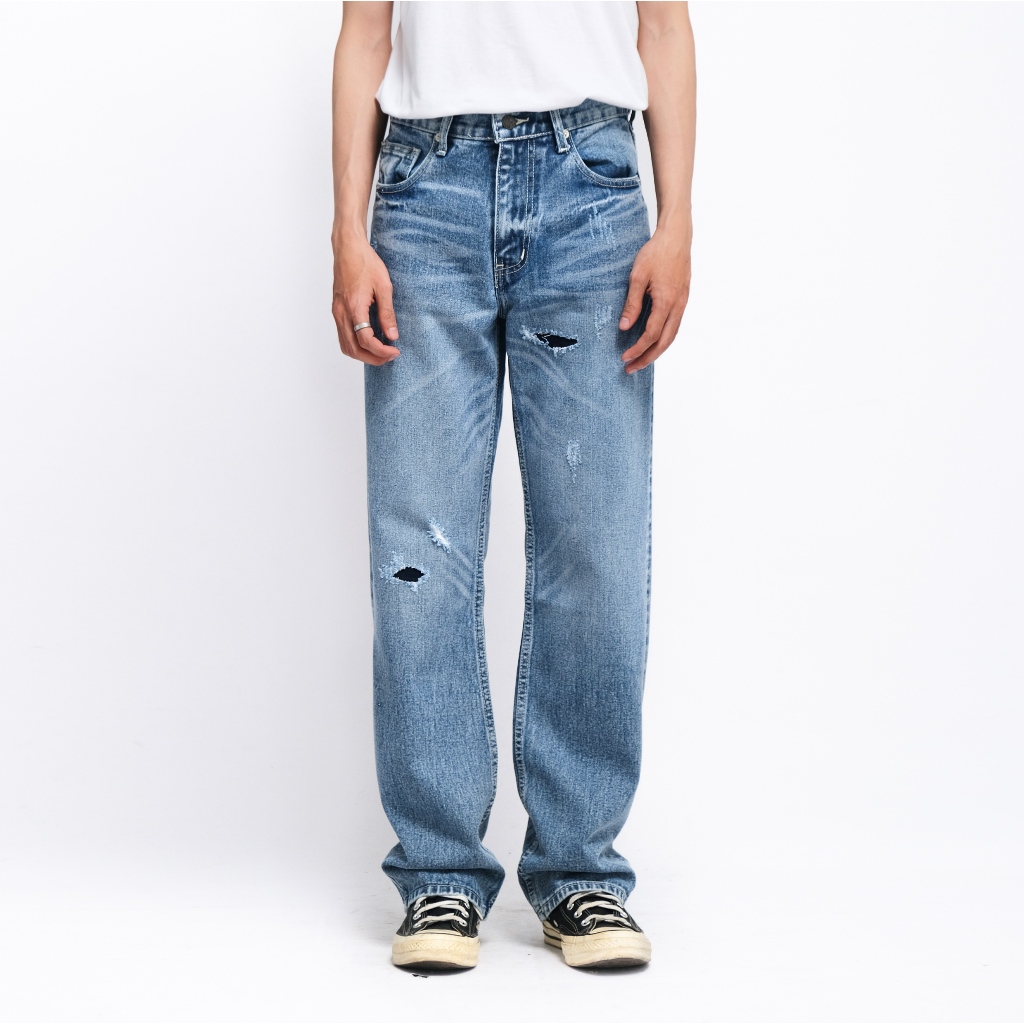 Amigos de Nimes - L'home Carolina - Reguler Washed Jeans Denim