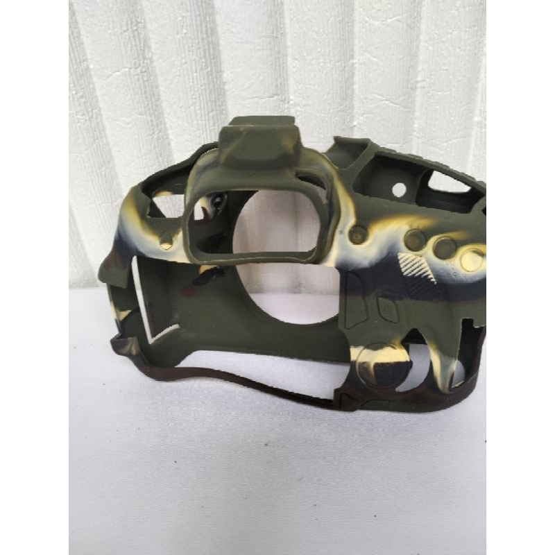 [ BR ] Silicone Case Kamera Canon Eos 60D Protective Case Soft Shell SLR Artifact kamera DSLr Liner 