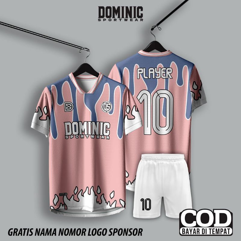 JERSEY FUTSAL / JERSEY SEPAKBOLA / JERSEY VOLI / JERSEY BADMINTON / JERSEY PINK /JERSEY CUSTOM NAMA