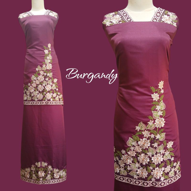 Bahan Baju Kurung Bordir Motif Kerancang Solder Jalar 1/Bahan Balotelli
