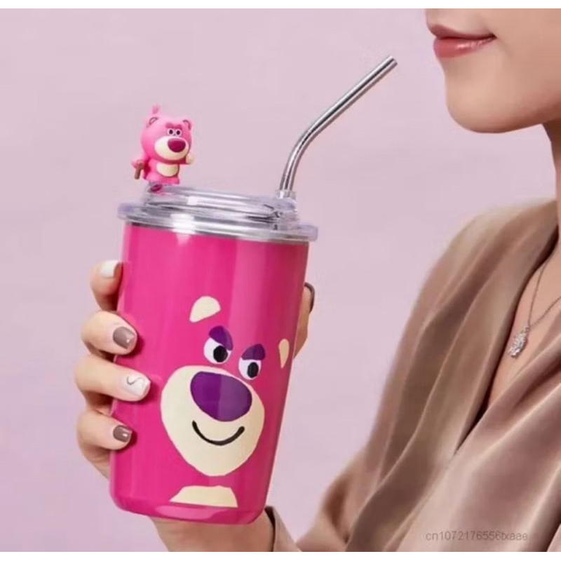 (LOTSO)TERMOS TUMBLR MINUMAN LOTSO 500ml DENGAN SEDOTAN STAINLESS